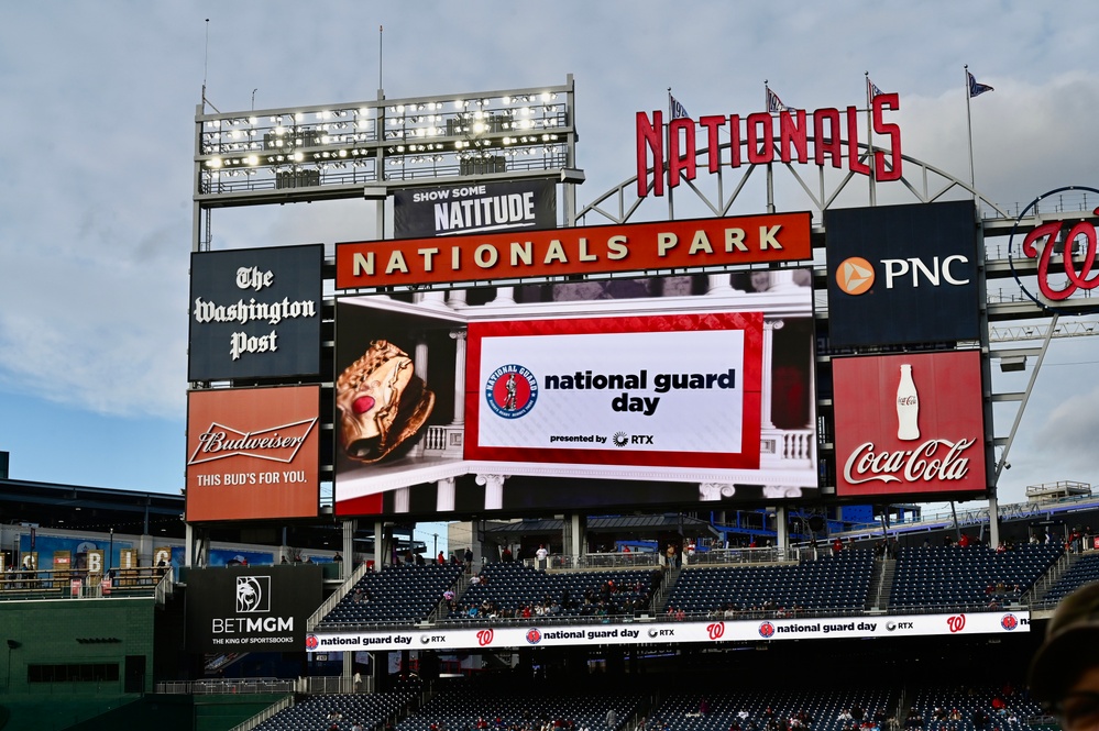 National Guard night at Nationals Park 2024