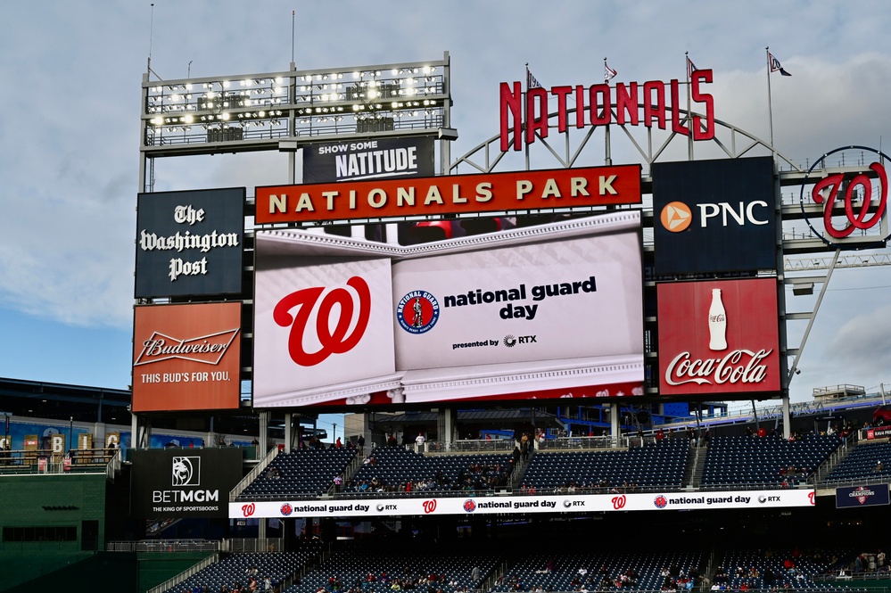 National Guard night at Nationals Park 2024