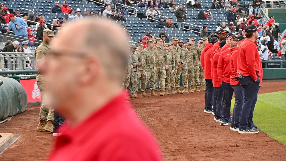 National Guard night at Nationals Park 2024