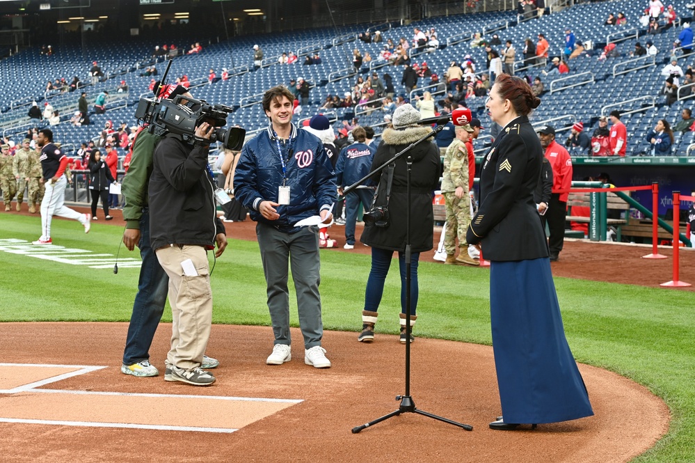 National Guard night at Nationals Park 2024