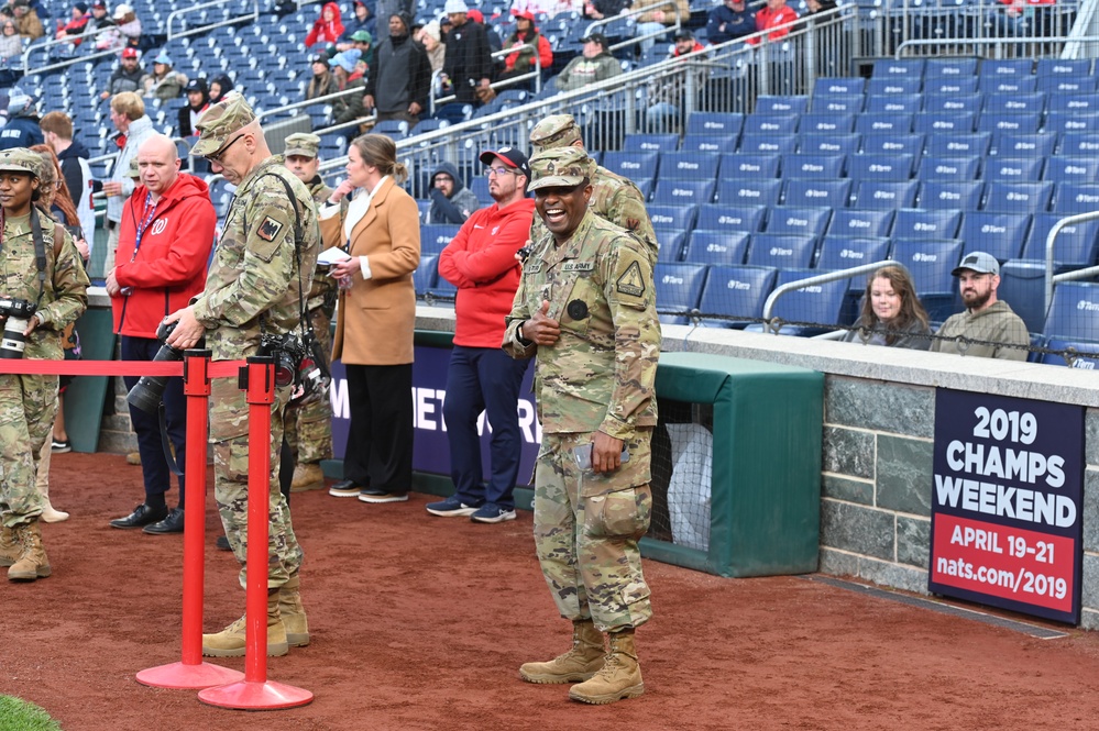 National Guard night at Nationals Park 2024