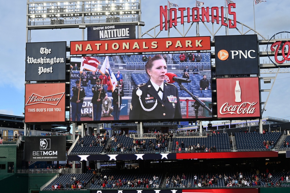 National Guard night at Nationals Park 2024