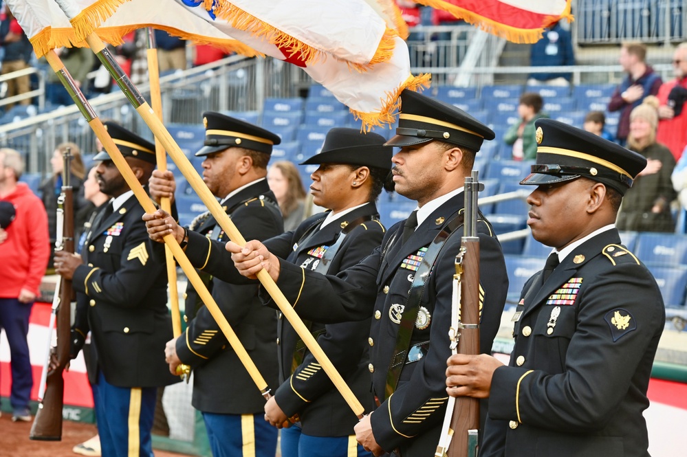 National Guard night at Nationals Park 2024