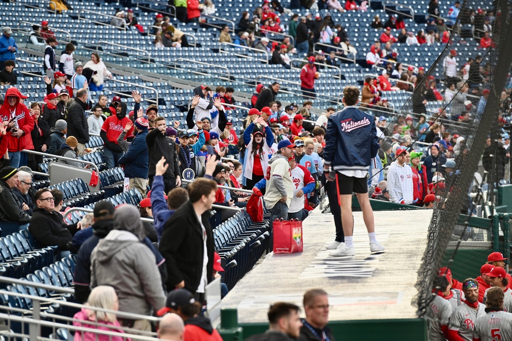 National Guard night at Nationals Park 2024