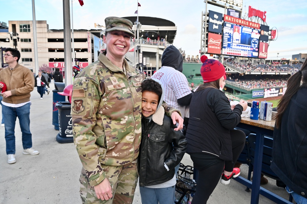 National Guard night at Nationals Park 2024