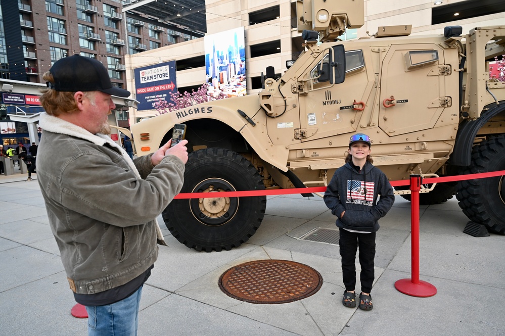 National Guard night at Nationals Park 2024