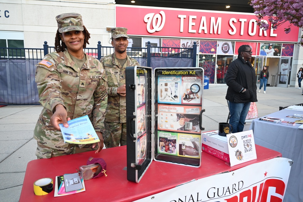 National Guard night at Nationals Park 2024