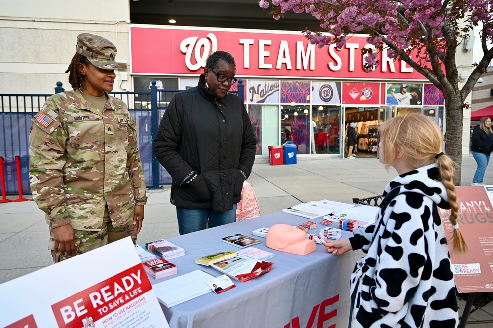 National Guard night at Nationals Park 2024