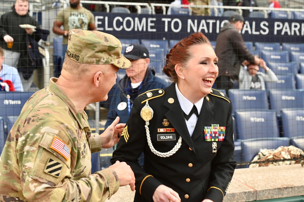 National Guard night at Nationals Park 2024