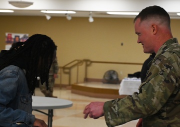 Members of the 169th Medical Group partner with community health professionals to host the first Community Health Expo.