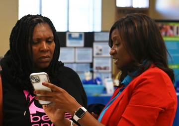 Members of the 169th Medical Group partner with community health professionals to host the first Community Health Expo.