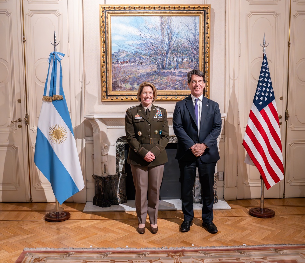 Gen. Richardson Meets with President Milei, Defense Leaders in Argentina