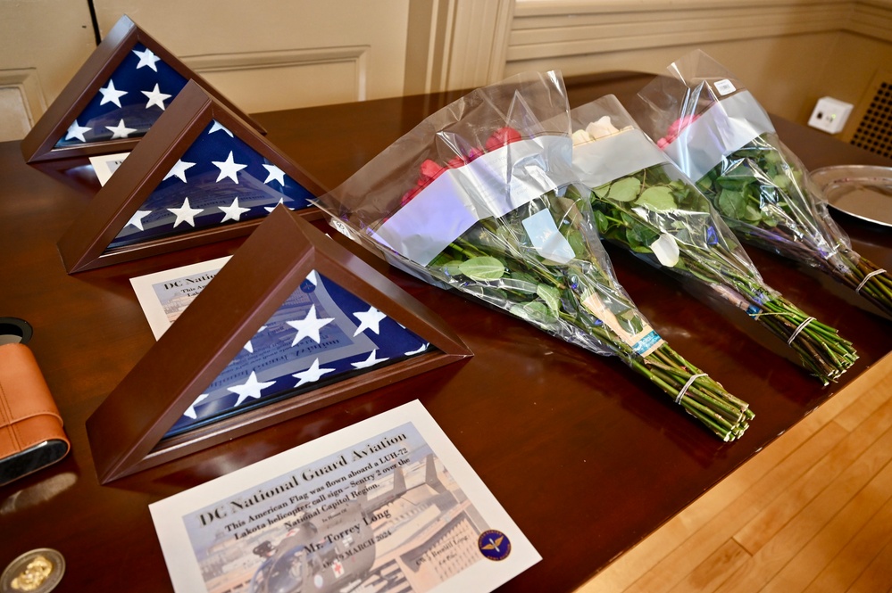 Chief Warrant Officer 5 (CW5) Rendell L. Long retirement ceremony