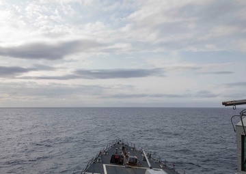 USS Ralph Johnson Conducts Missile Launch