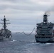 USS Ralph Johnson and USS Howard Conduct Replenishment-at-Sea