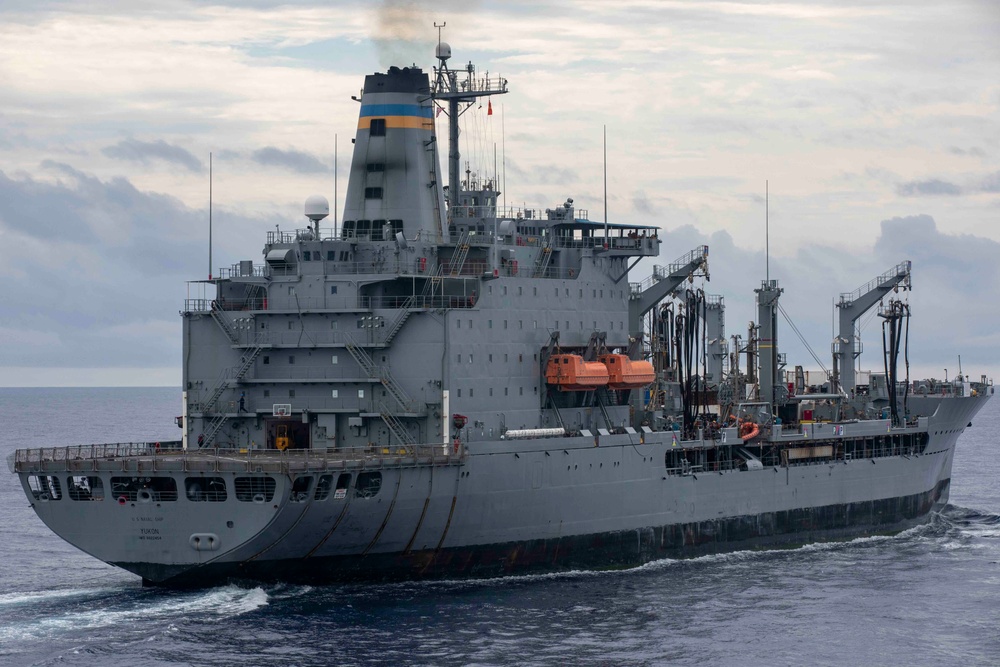 USS Ralph Johnson and USS Howard Conduct Replenishment-at-Sea