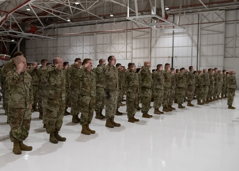 138th Maintenance Squadron assumption of command ceremony