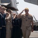 USS Mason Bids Farewell to Departing XO in the Red Sea