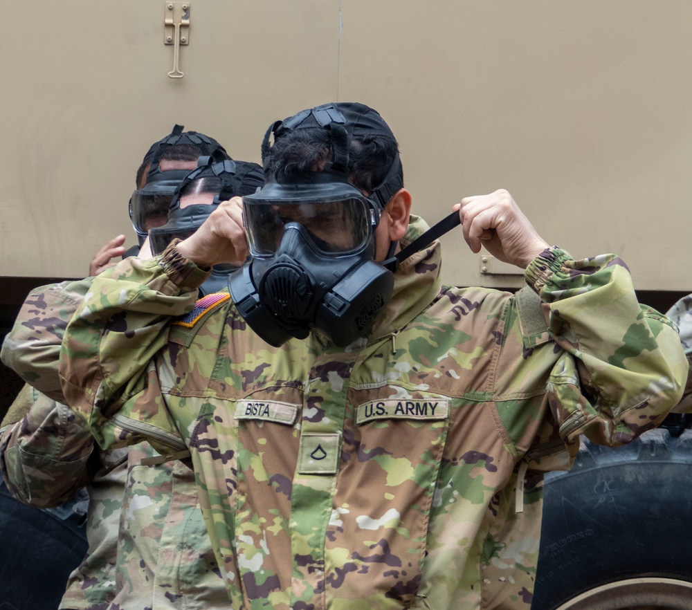 378th CSSB Gas Chamber Training