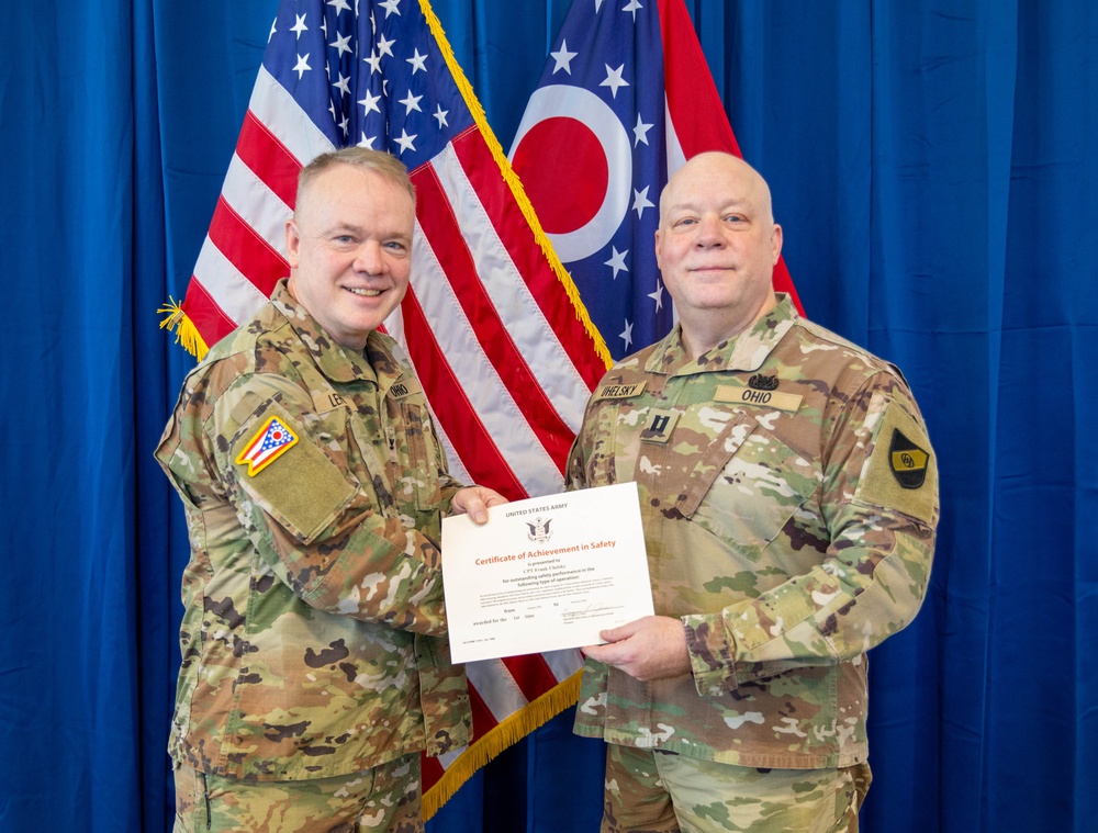 State Defense Force - Ohio conducts Safety Award Ceremony