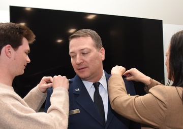 Family pins ranks