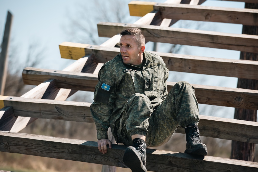 Kosovo Security Force members compete in 2024 Iowa Best Warrior Competition