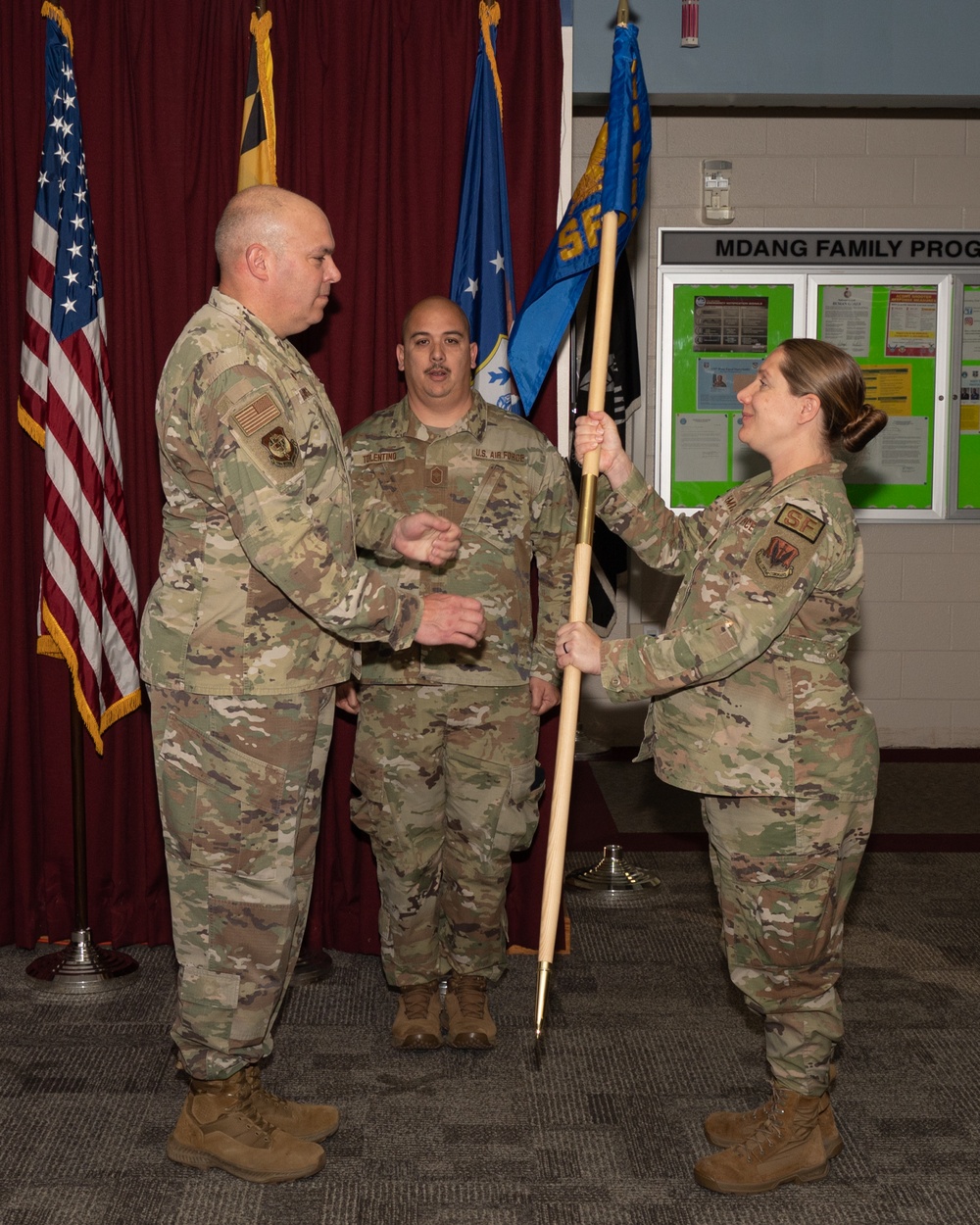 Capt. Fleming assumes command of the 175th Security Forces Squadron