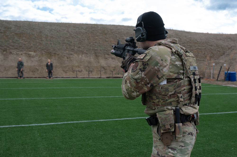 155th Security Forces weapons qualification