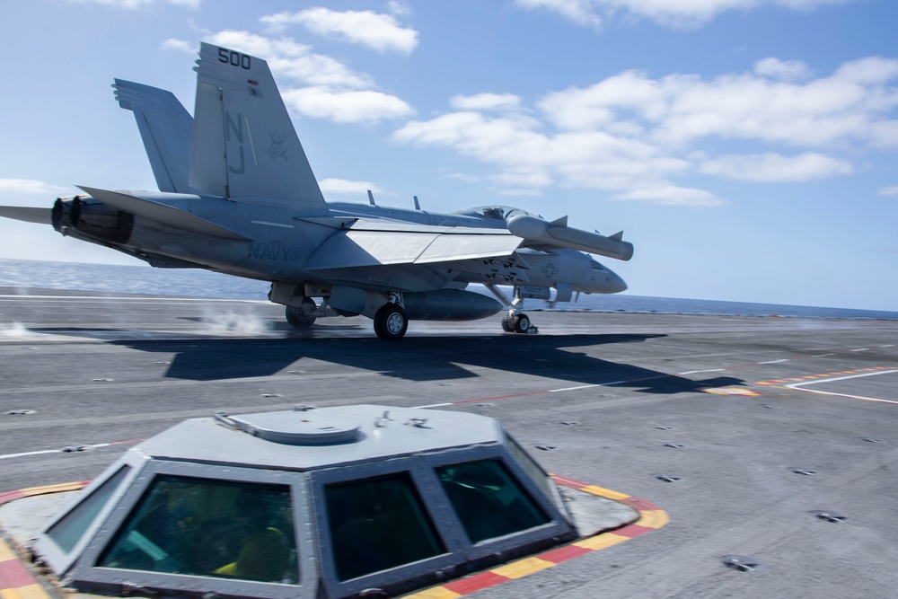 Abraham Lincoln conducts flight operations