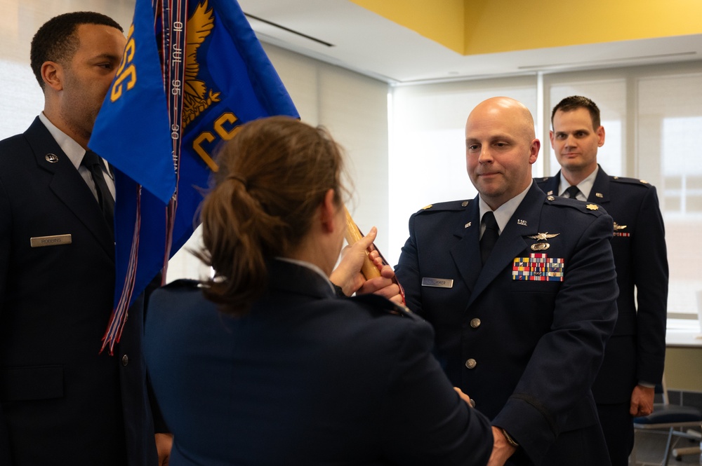 155th Communications Squadron Change of Command