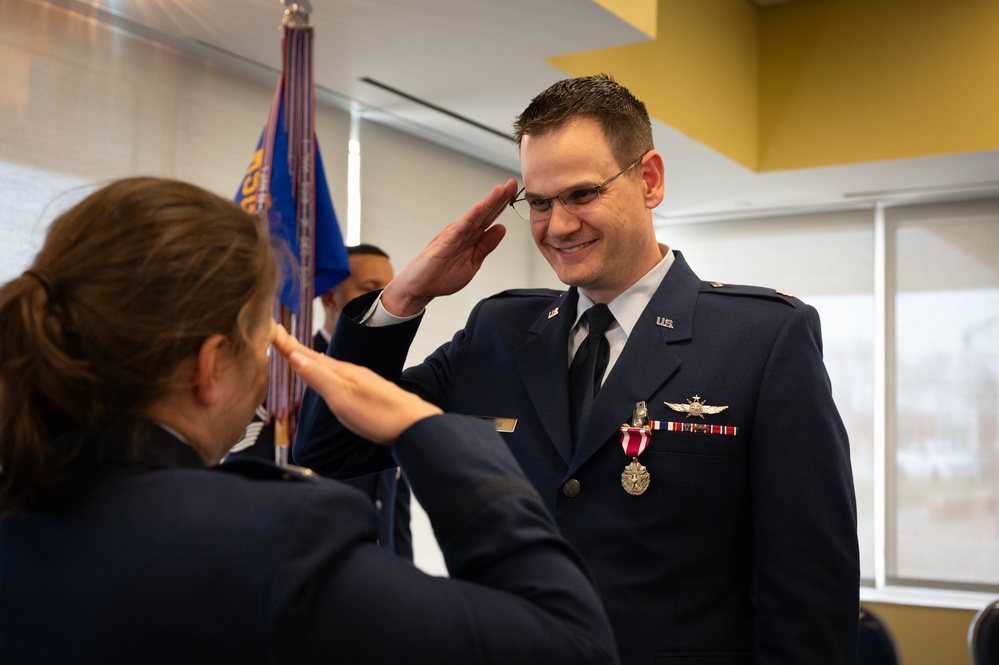 155th Communications Squadron Change of Command