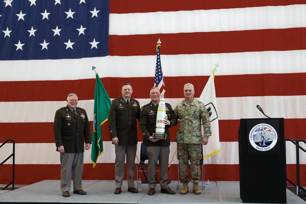 Washington National Guard land component commander retires after 34 years of service