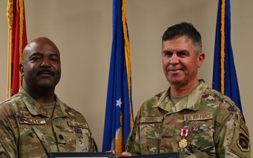 Chief Master Sgt. Harrell retires from the 188th Wing after 41 years of service
