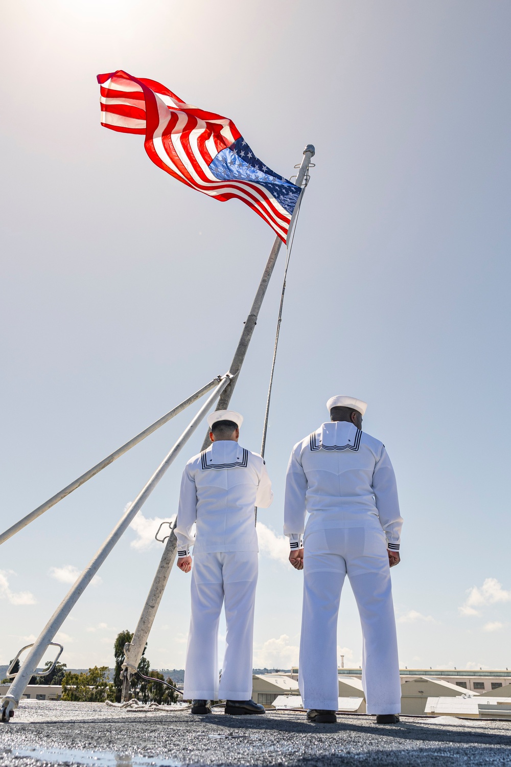Abraham Lincoln departs from homeport