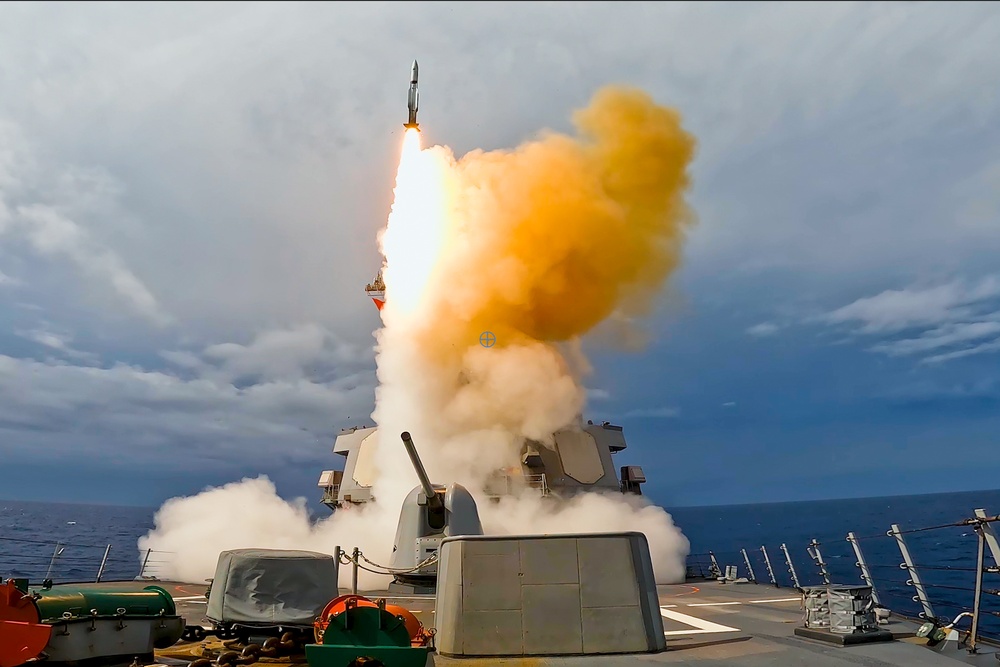 USS Higgins Live Fire Missile Launch