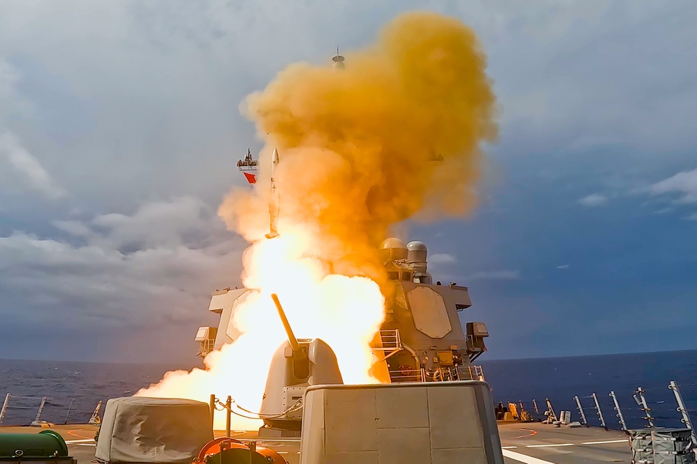 USS Higgins Live Fire Missile Launch