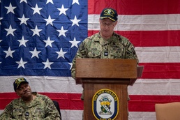 USS New Orleans (LPD 18) Change of Command on March 22, 2024
