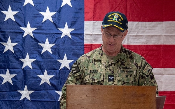 USS New Orleans (LPD 18) Change of Command on March 22, 2024