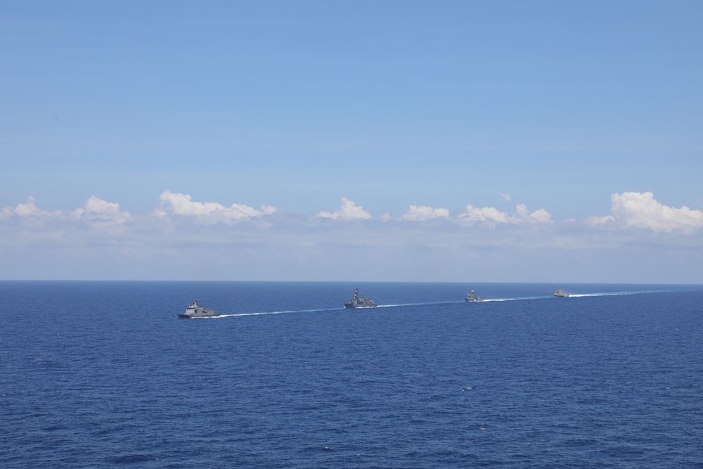 Australia, Japan, the Philippines, and the United States, conduct Maritime Cooperative Activity