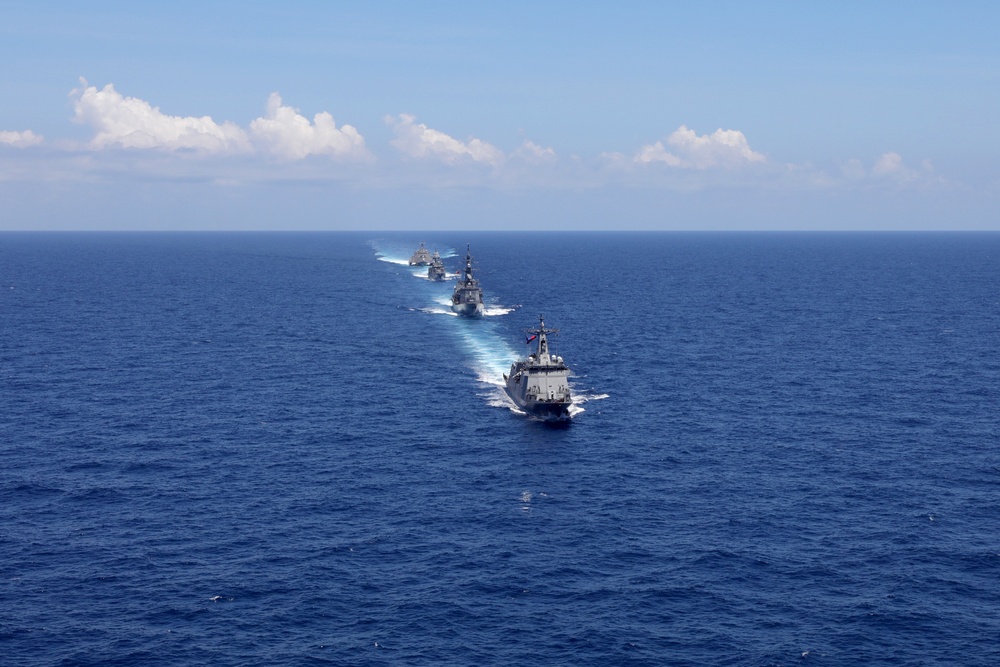 Australia, Japan, the Philippines, and the United States, conduct Maritime Cooperative Activity
