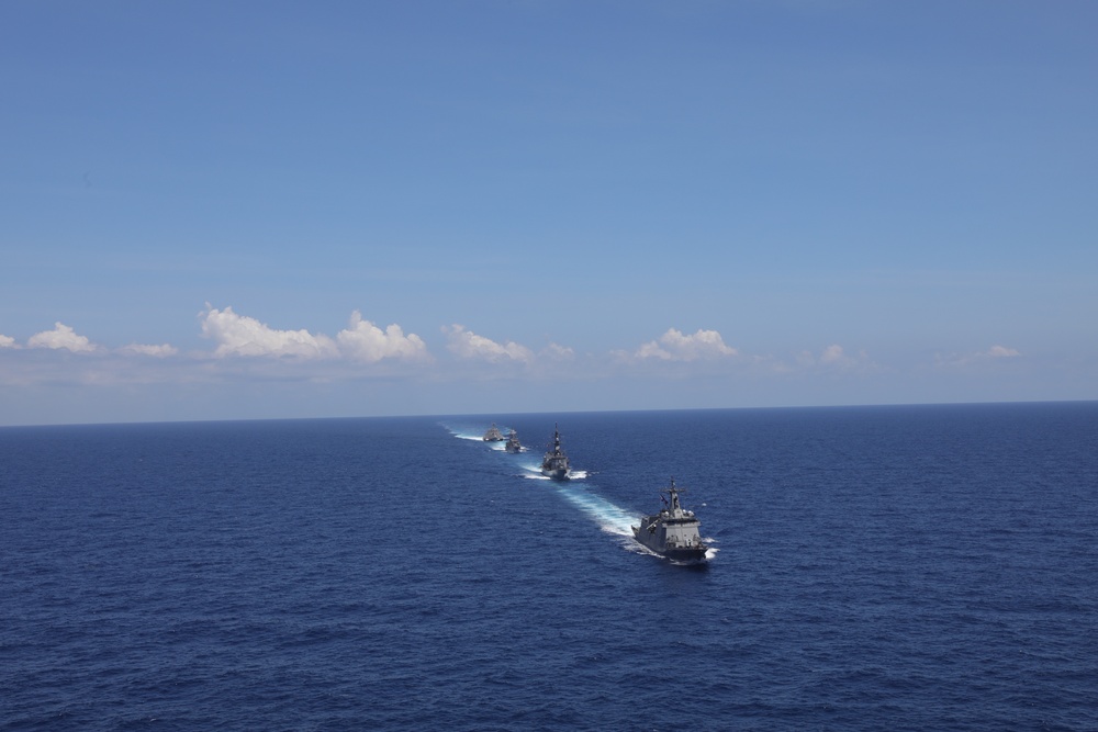 Australia, Japan, the Philippines, and the United States, conduct Maritime Cooperative Activity