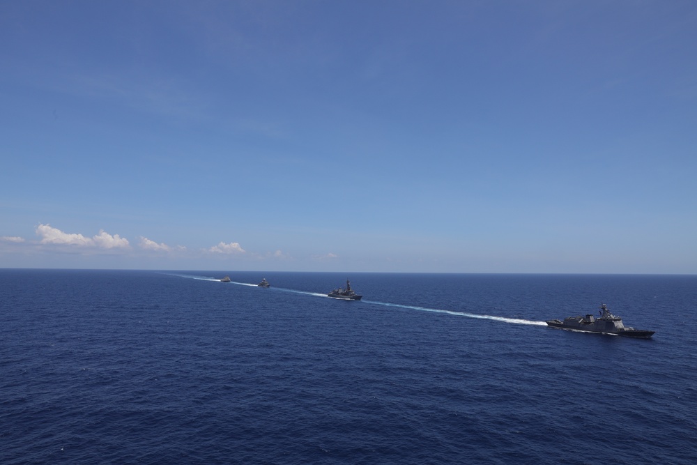 Australia, Japan, the Philippines, and the United States, conduct Maritime Cooperative Activity