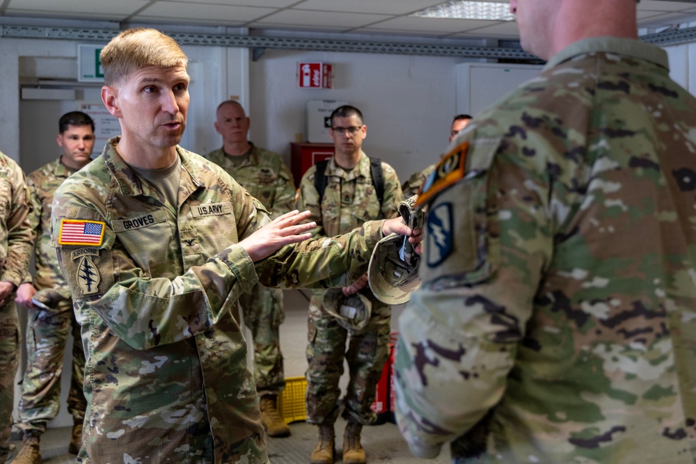 Col. Bryan Groves Visits Grafenwoehr Training Area
