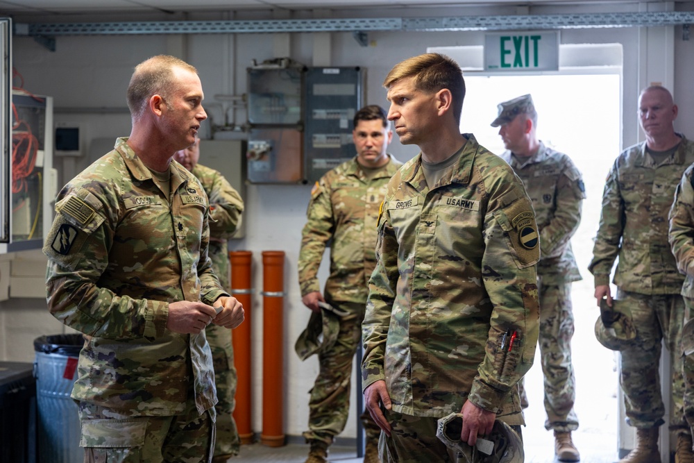 Col. Bryan Groves Visits Grafenwoehr Training Area