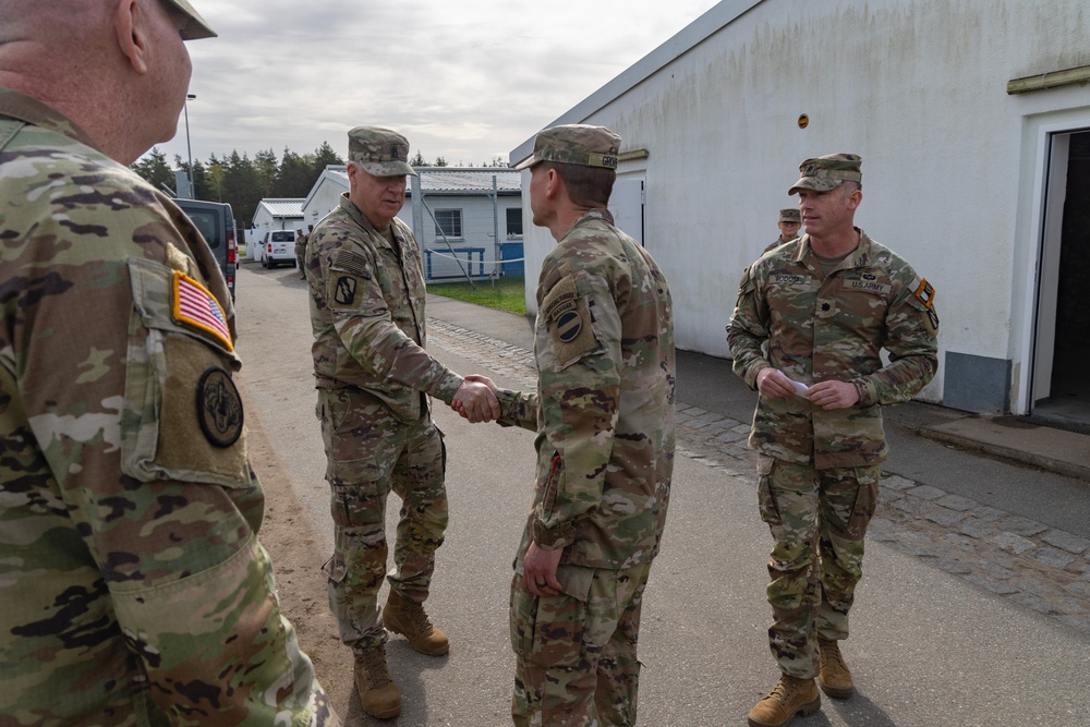 Col. Bryan Groves Visits Grafenwoehr Training Area