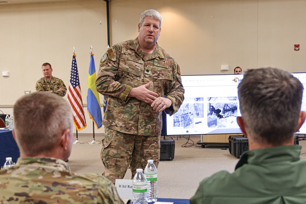 Swedish Air Force Visits NADWC in Michigan