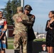 Sgt. Maj. Alphonzo Hunter's promotion ceremony
