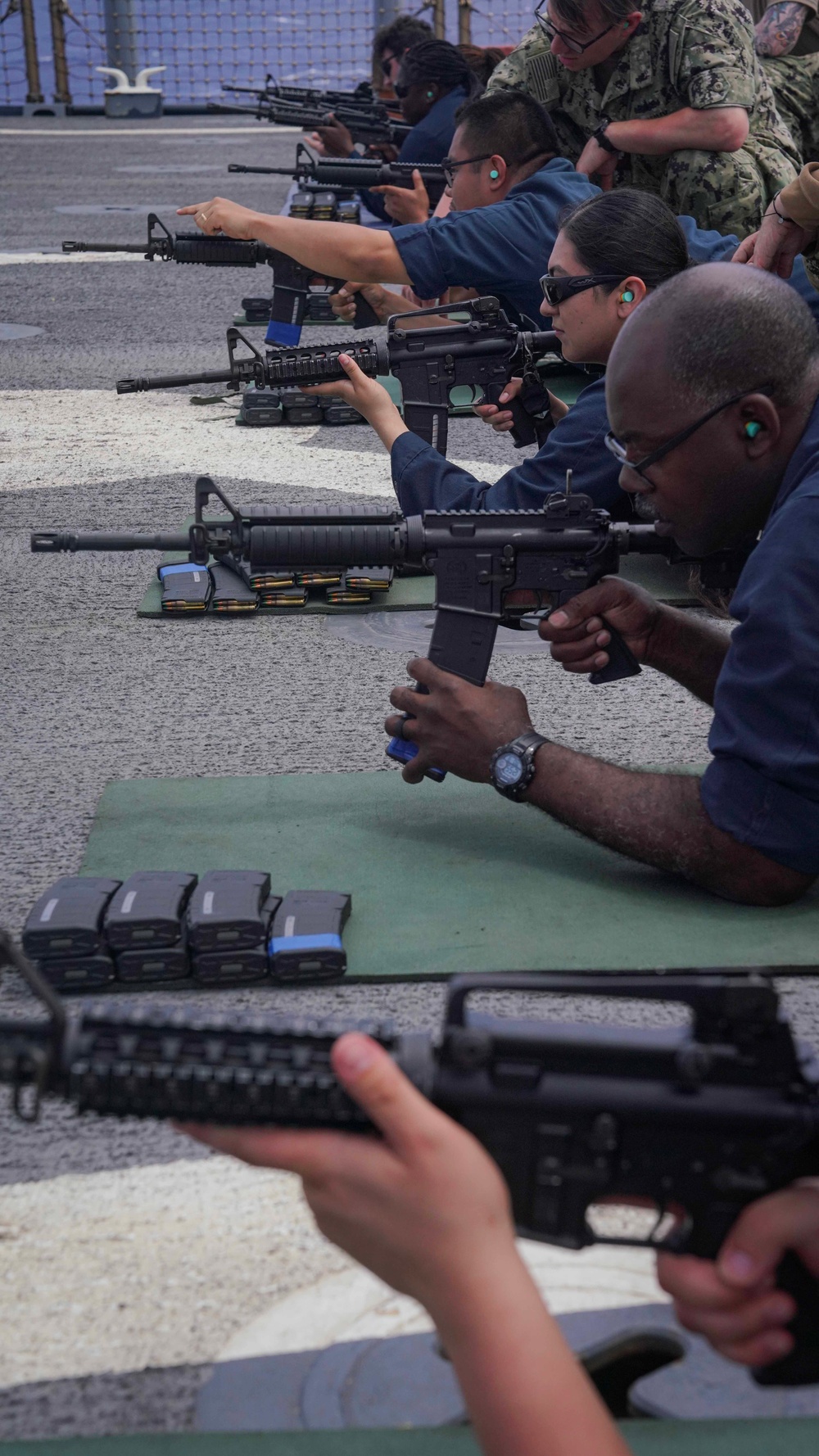 Live-Fire Range aboard USS Harpers Ferry