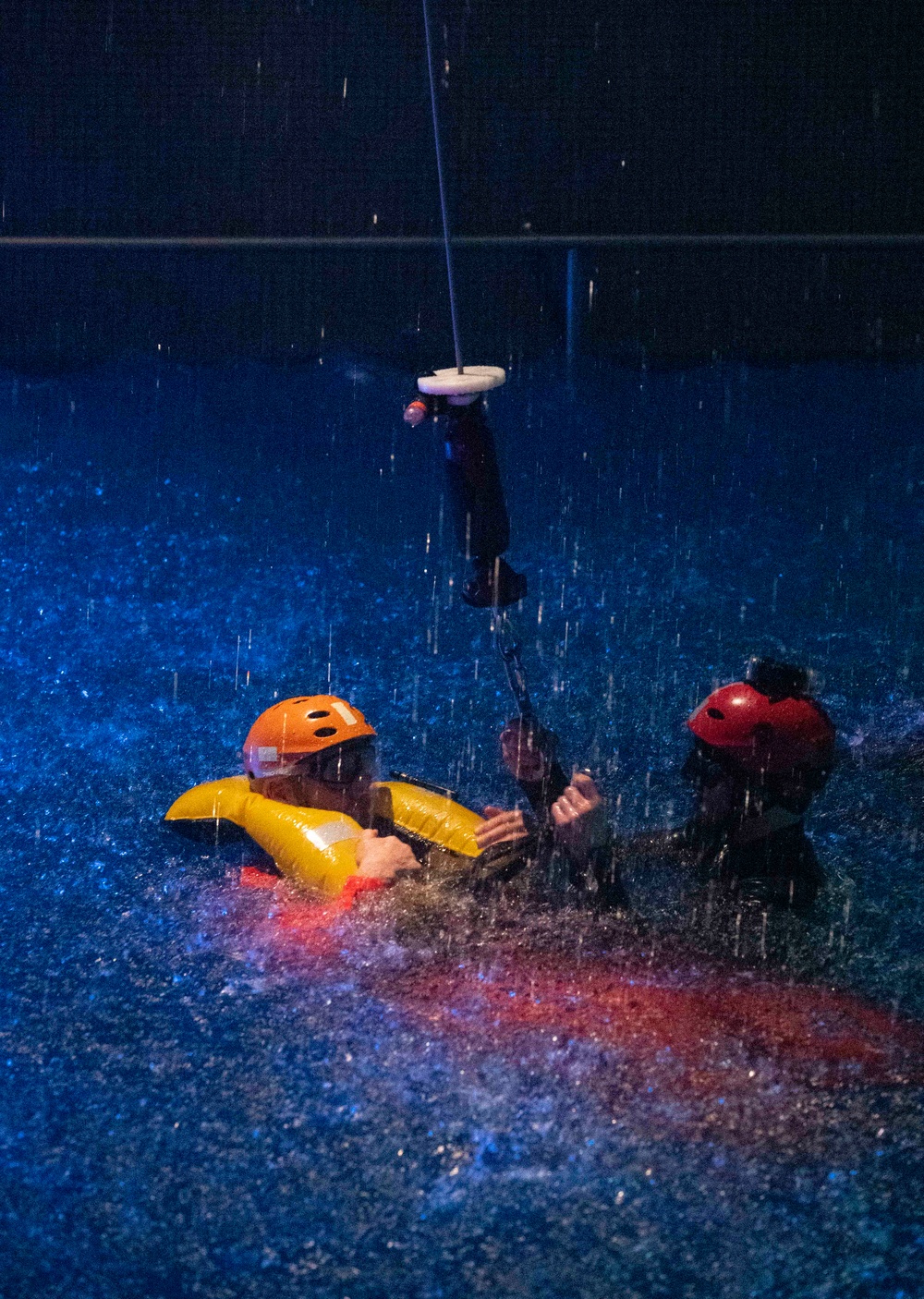 Rota Middle-High School's NJROTC Students Tour Underwater Egress Training Facility