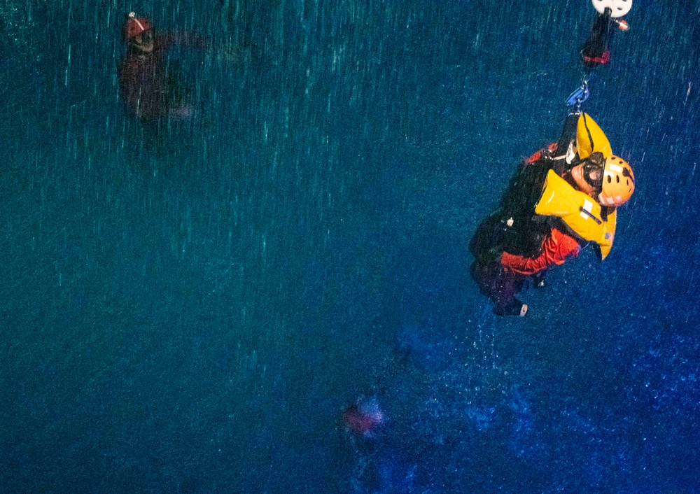 Rota Middle-High School's NJROTC Students Tour Underwater Egress Training Facility